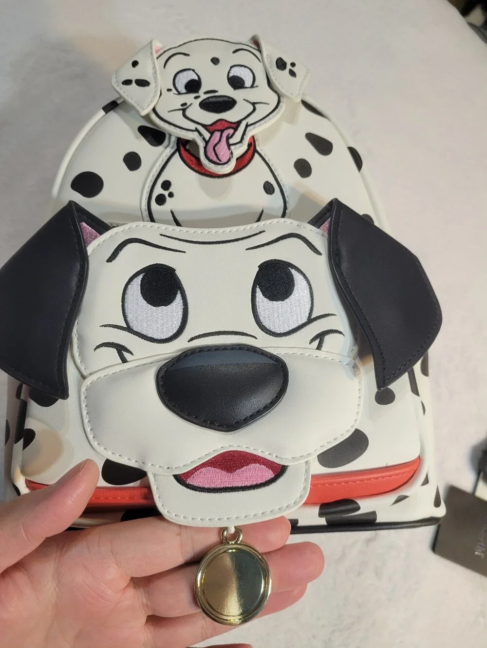 101 Dalmations Loungefly Exclusive Pongo Mini Backpack And Card Holder Set NWT